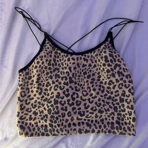 Cheetah crop top